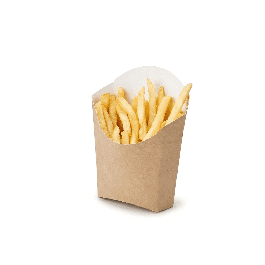 Natural Kraft French Fries Box