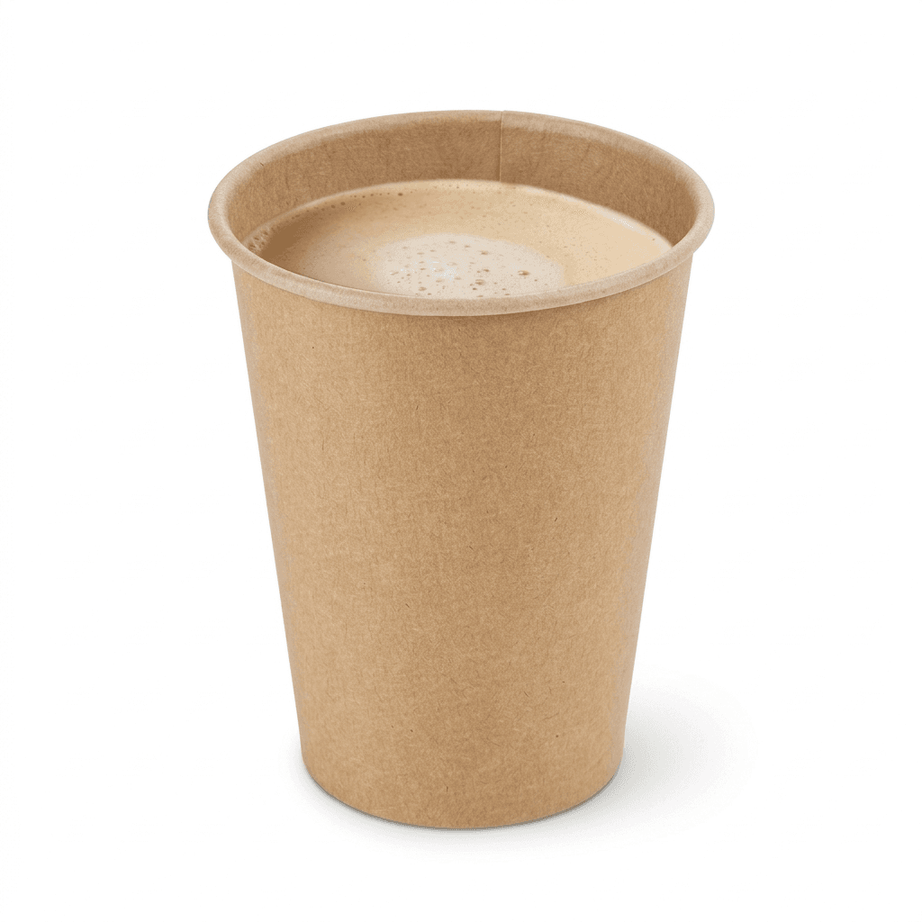 Single Wall-Natural Kraft Paper Cup