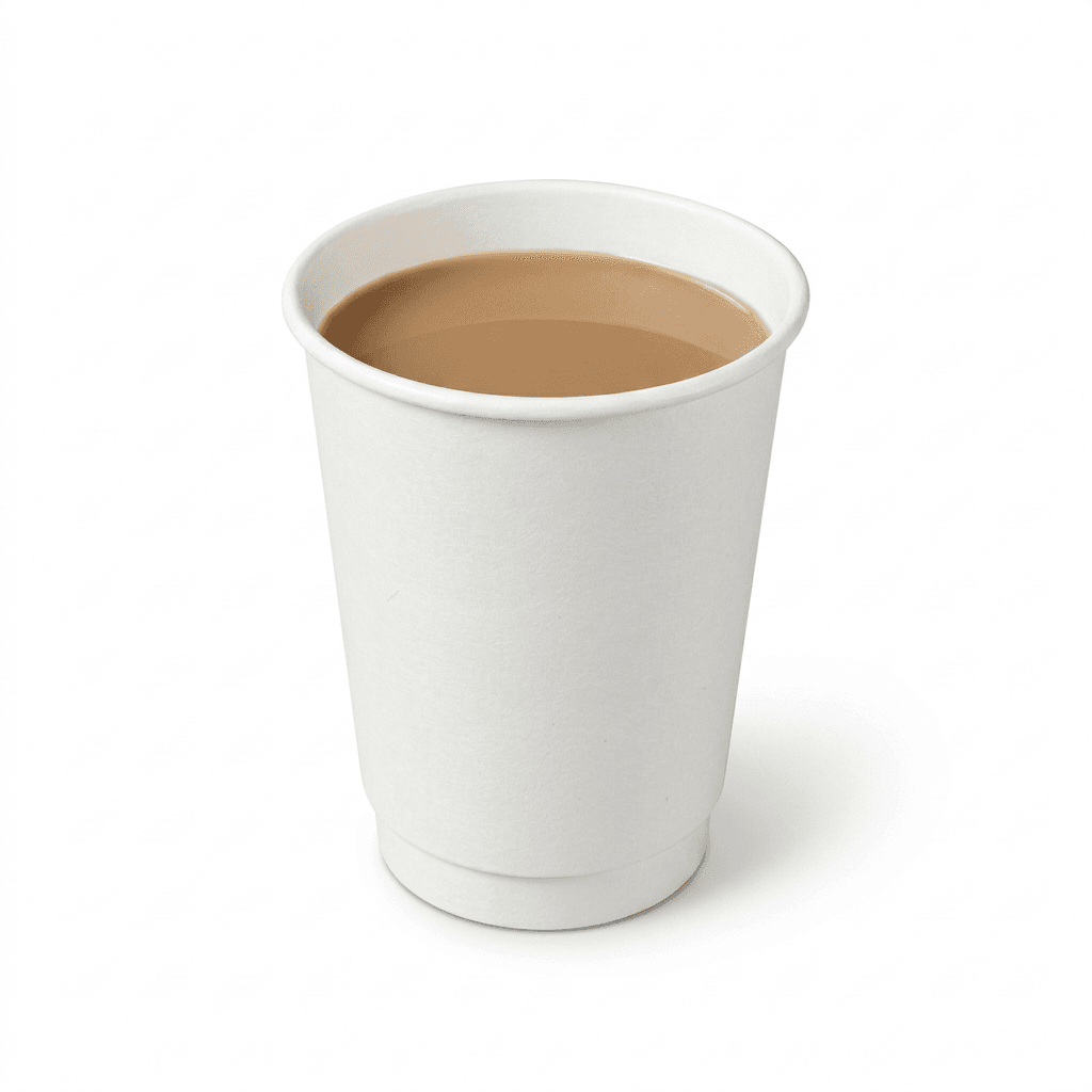 Double Wall-White Cardboard Paper Cup