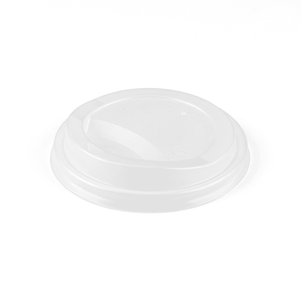PLA Lid for Coffee Cup-White