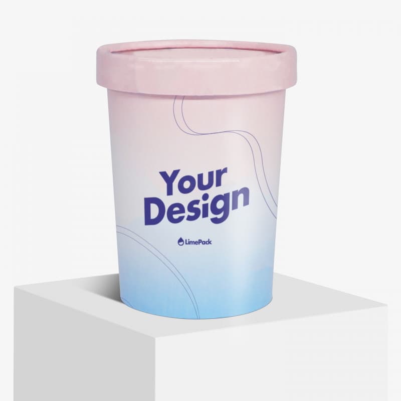 Ice Cream Tub with Lid 4