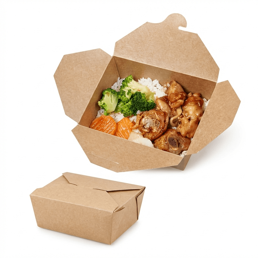 Natural Kraft Menu Box