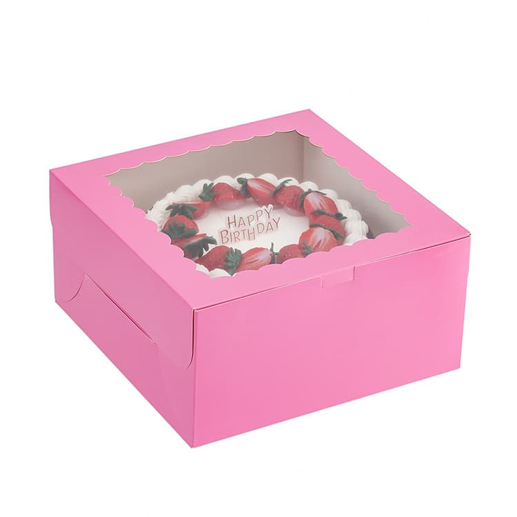 White Window Cake Box 2