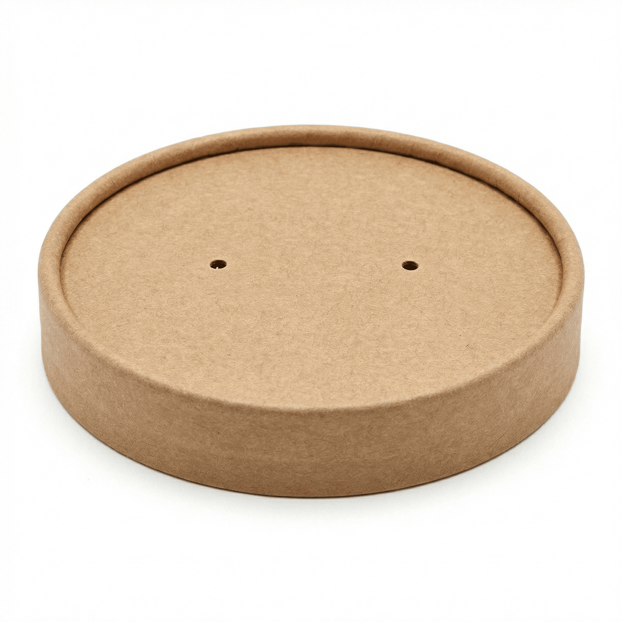 Cardboard Soup Cup Natural Kraft Lid