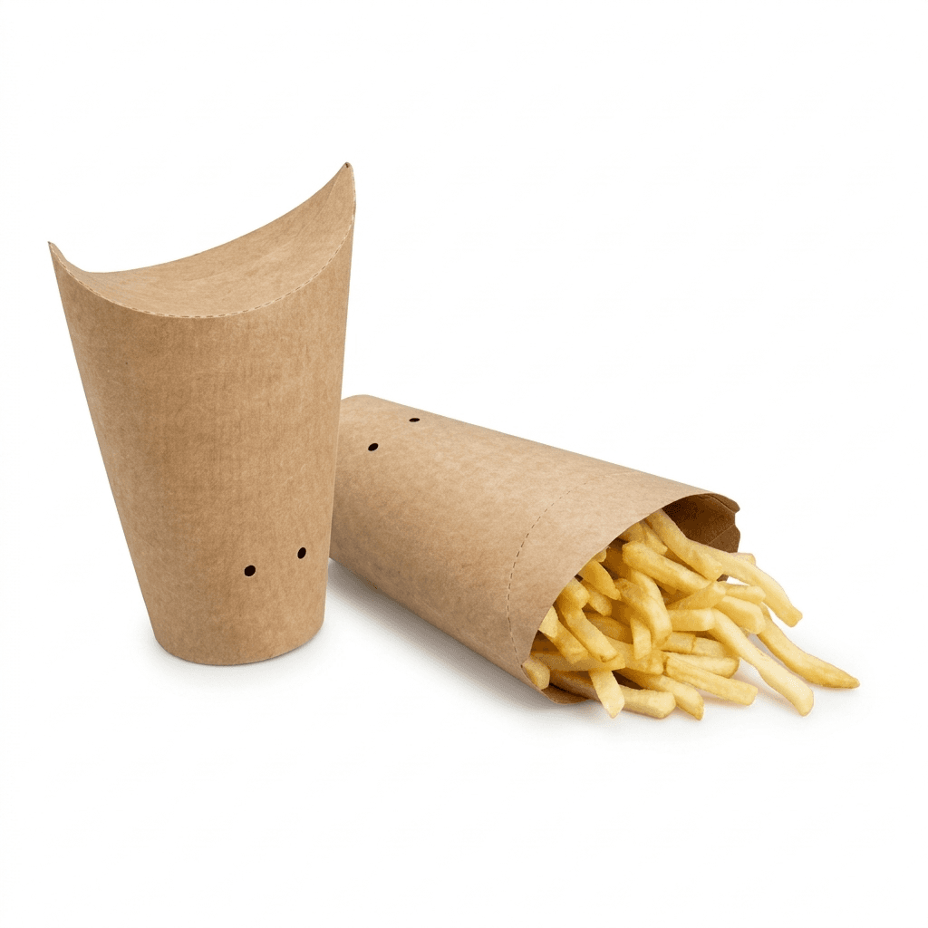 Natural Kraft Closed Snack Cup