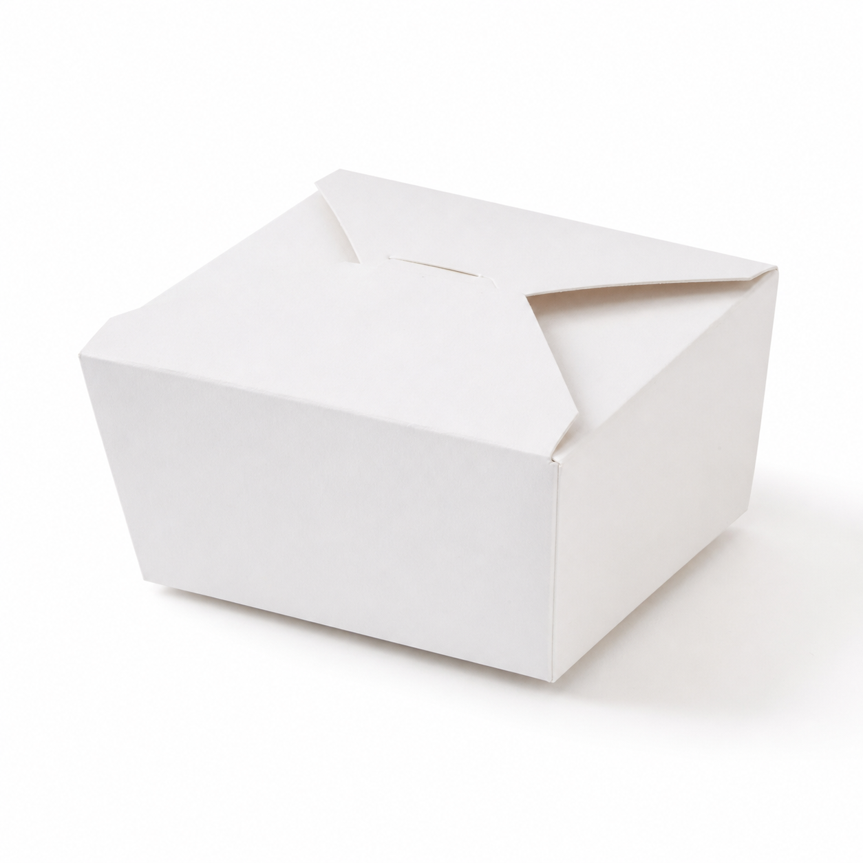 Paper Food Box White
