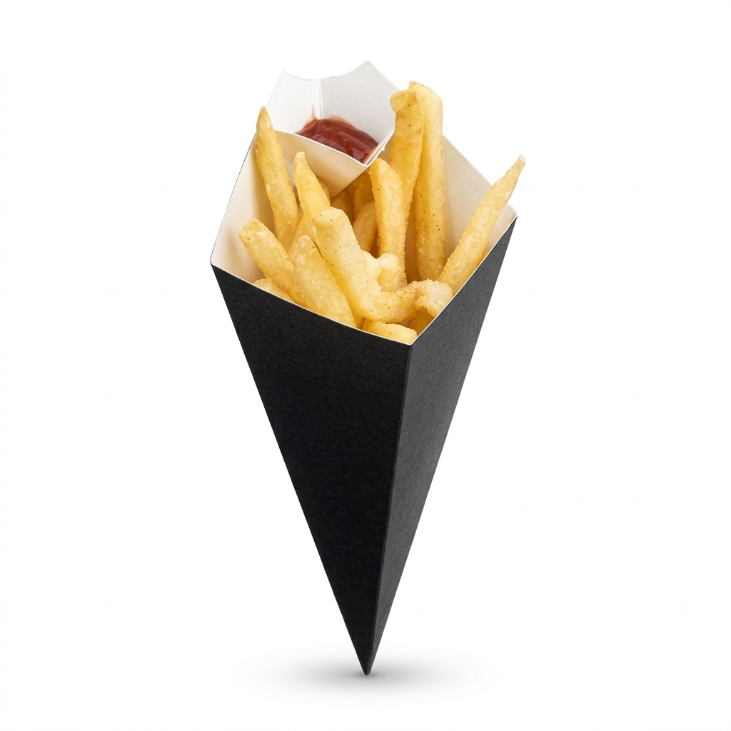 Frite Cone-Black 145mm