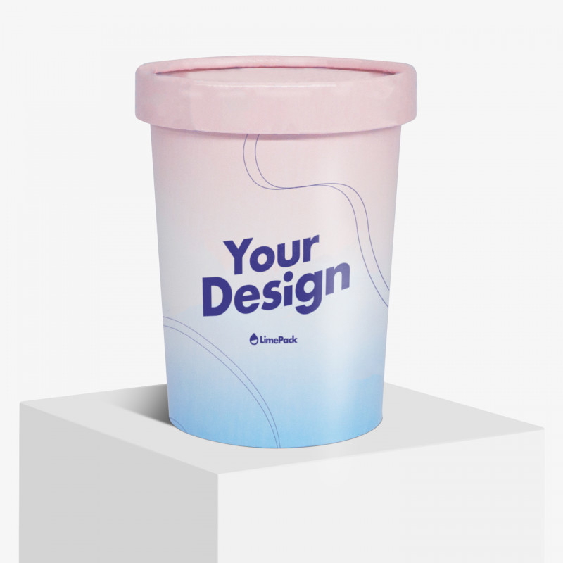 Ice Cream Tub with Lid 12oz thumbnail 5