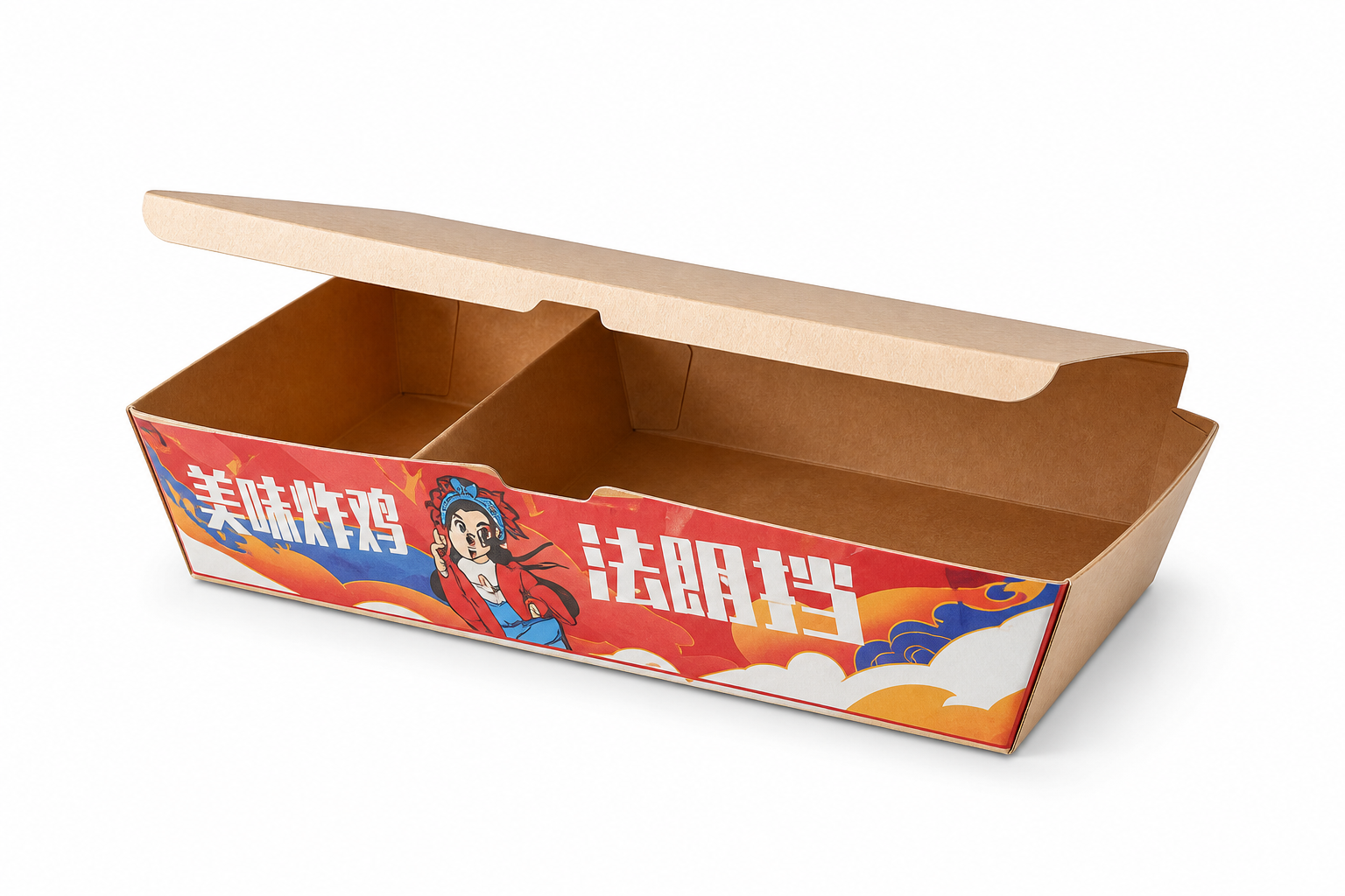 Large Flip-top Fried Chicken Box
