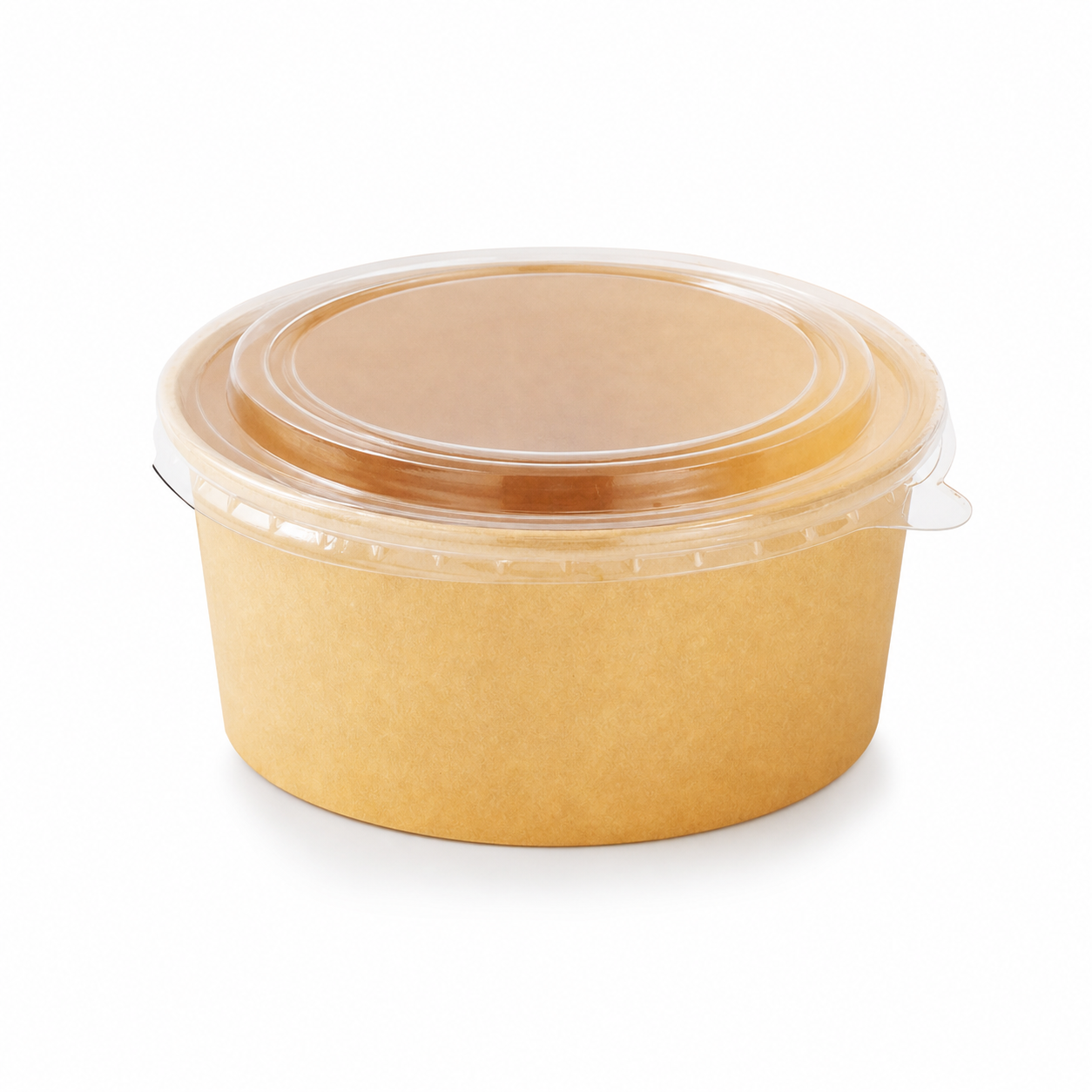 Kraft Paper Bowl with Lids