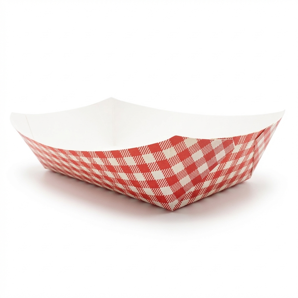 Natural Kraft Cardboard Tray 122mm